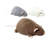 Ratones De Peluche, Comodidad De Felpa Versátil, 50x20cm. De Peluche De Rata Gigante, Almohada De Rata Realista, Diseño De Animales Vívidos, Para Guarderías, Estantes, Salas De Estudio O Dormi