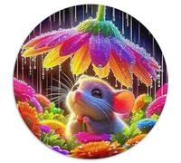 RatónPuzzles De 1000 Pieza para Adultos Y Niños Redondo PobresRegalo De Juguetes con Desafío Creativo1000pcs (67.5x67.5cm)