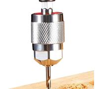 Ratpzou Adaptador de portabrocas de 1/4 pulgadas, convertidor de taladro de vástago hexagonal de 3 mandíbulas, para procesamiento de metal, reparación del hogar, destornillador inalámbrico
