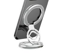 Ratpzou Aro Magnético para Teléfono,Soporte Magnético para Gimnasio | Soporte Portátil Giratorio 360 Grados para Ejercicios Grabación Video Visualización Y Taller,para Uso En Casa Garaje