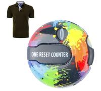 Ratpzou Contador de golf, reinicio táctil de 1.2 pulgadas, portátil, mini contador de clicker de golf, para práctica diaria, competición, rango de conducción, reloj, guantes, cinturón, de ropa