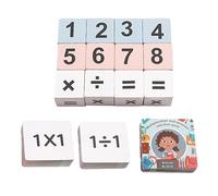 Ratpzou De Bloques Matemáticos - Juguetes Educativos De Madera - Juego De Matemáticas De Multiplicación Y División | para Niños y Niñas Estudiantes Primaria Escuela Instrucción Grupal