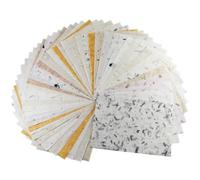 RATREE SHOP 60 hojas azul mixto pulgadas hoja de papel de morera diseño artesanal hecho mano Arte