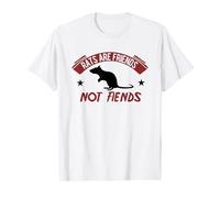 Rats Are Friends Not Fiends Rat Owner Roedor Camiseta