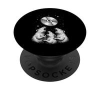 Rats Howling At CD Moon PopSockets PopGrip Adhesivo