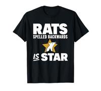 Rats Spelled Backwards is Star Meme Rat Animal Lover Camiseta
