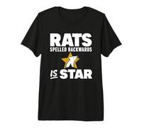 Rats Spelled Backwards is Star Meme Rat Animal Lover Camiseta Premium