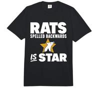 Rats Spelled Backwards is Star Meme Rat Animal Lover Comfort Colors Adult Heavyweight T-Shirt