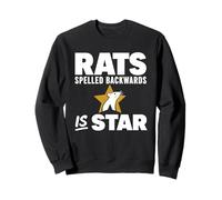 Rats Spelled Backwards is Star Meme Rat Animal Lover Sudadera