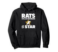 Rats Spelled Backwards is Star Meme Rat Animal Lover Sudadera con Capucha