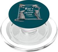 Rats What Cheese Said Dad Joke Juego de Palabras sobre Ratas PopSockets PopGrip para MagSafe