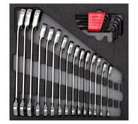 Ratschen-Ringgabelschlüsselsatz 24-teilig 310MM GEDORE Profesional Herramienta