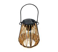 Rattan Outdoor Solar Hanging Lights - 600mAh Weatherproof Pendant Lanterns, Suitable For Garden, Balcony & Terrace Decorative Lighting