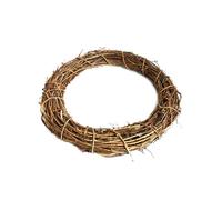 Rattan Wreath - Vine Wreath | 25 cm de ratán para Navidad | Rattân Wreâth for Front Door | Natural Vinê Branch Door | Wreâth Hoop Fôr, Christmas, Craft, Holiday