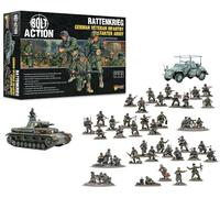 Rattenkrieg - Ejército de iniciación de infantería veterana alemana - Miniaturas a escala de 28 mm para acción de pernos altamente detalladas en miniaturas de la Segunda Guerra Mundial