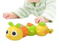 Rattle - Cartoon Caterpillar Grasp Toy, Colorful Sensory Development Shaker with Easy Hold Rings, Fine Motor Skill Stimulation Function, Ideal for Girl Birthday Shower Gift