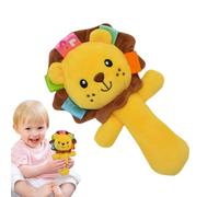 Rattle Toys For Kids, Cartoon Animal Hand Rattles, Children Supplies, Portable Development Toy For Home, Kindergarten, Nursery, Preschool, Soft And Safe Materials, Engaging Cartoon