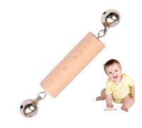 Rattle Toys - Montessorî Wooden Ɓaby Toy | Beech Wood Grasp Toys Rattle For Inƒants 0-3 Years | Hand-Eye Coordination Training Toyss | Safe Smooth Sensory Learning Toy For Toddleřs