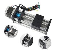 RATTMMOTOR Elevación del actuador lineal L-300 mm, husillo de bola, guía lineal CNC con motor paso a paso Nema23 1,8 °, 3 A, 1,2 N.m para fresadora CNC (EBX1605J).