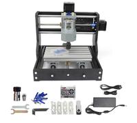 RATTMMOTOR Fresadora CNC 1610 Pro Graviermaschine 3 Achsen CNC Router GRBL Streurung ER11 Engraver für Holz PVC PCB CNC Fräse DIY Gravierung