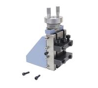 RATTMMOTOR Mini torno vertical Slide Portaherramientas, hierro fundido Poste de tornillo de banco giratorio de cambio rápido rango de sujeción 2,95" para torno WM180V WM210V