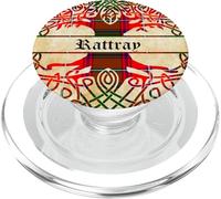 Rattray Clan Tartán Árbol de la Vida Apellido escocés PopSockets PopGrip para MagSafe