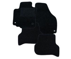 RAU AMBRS0053 Alfombrillas de Coche con Fijación de Botón de Presión para Alfombra de Conductor