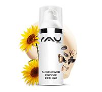 RAU Sunflower Enzyme Peeling 50 ml - Peeling facial enzimático de frutas con manteca de karité y escualano. Exfoliante facial suave basado en enzimas. ¡Gel exfoliante eficaz para una limpieza