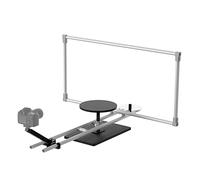 RAUBAY 360 Degree Spinner (versión Lite), Plato Giratorio de fotografía, Plataforma de Foto-vídeo, Deslizador de cámara Giratorio para Videos comerciales, fotografía de Productos, Tiempo de Bala