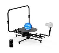 RAUBAY Giratorio motorizado de 360 grados (versión Pro), cabina de fotografía profesional, deslizador giratorio de cámara, plataforma giratoria estable para video comercial, escaneo 3D, disparo a