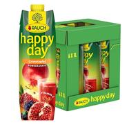 Rauch Happy Day Granada | inconfundible sabor | combinado con manzana, saúco y aronia | 6 x 1l Tetra Prisma
