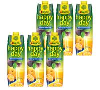 Rauch Happy Day Naranja Maracuyá Jugo De Fruta Frutas Del Sur 6 Unidades 1000ml