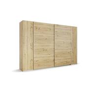 Rauch Möbel Kronach Artisan - Armario Combinado (4 Puertas, Incluye 2 Barras para Ropa, 10 estantes, 311 x 210 x 60 cm)