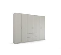 Rauch Möbel Pure by Quadra - Armario Giratorio para Puertas (6 Unidades, 3 estantes, 2 cajones, 271 x 210 x 54 cm), Color Gris