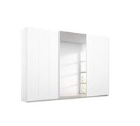 Rauch Möbel Seattle Armario de Puerta Flotante, ingeniería Material de Madera Espejo, Blanco, 271 x 210 x 62 cm