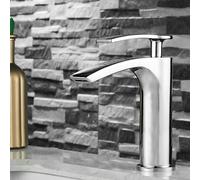RAUGAJ Grifo Cuenca Gritos de Baño Cascada de Baño Grifo Cuenca de Manguera de un Solo Trago de Toque Bañera Grifo de Latón Grúa Grúa Grúa/Cromo