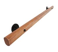 RAUGAJ Pasamanos para Madera de Escaleras con Soportes de Hierro, Contra la Pared Mujer Embarazada/Niño/Discapacitado/Seniors Anti-Deslizamiento de Corredores de Agarre/2.2M/7.2Ft