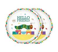 Raupe Nimmersatt 14833 "Hello Friend Orugas Juego de Platos, Caja de 2