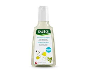 RAUSCH Champú Sensitive con semillas de corazón, 200 ml, para cuero | Limpia especialmente suave y calma el cuero cabelludo sensible, dermatológicamente probado, vegano y sin silicona
