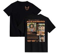 Rauw Alejandro Camiseta De Verano De Manga Corta con Cuello Redondo, Estilo Nuevo Y Moderno, Transpirable Y Cómoda. (1 XS)