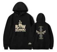 Rauw Alejandro Sudadera con Capucha Casual estética Harajuku para Hombre, Sudadera Retro Unisex para otoño e Invierno (6 S)