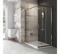 Ravak Blix puerta de ducha 110 cm corredera aluminio brillante/vidrio transparente 1XVD0C00Z1