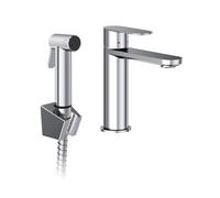 Ravak Chrome II grifo de lavabo con rociador tipo bidé de pie cromo X070450