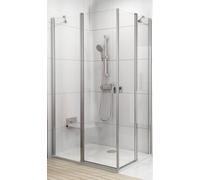 Ravak Chrome puerta de ducha 100 cm oscilante aluminio brillante/vidrio transparente 1QVA0C00Z1
