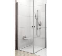 Ravak Chrome puerta de ducha 90 cm oscilante aluminio brillante/vidrio transparente 1QV70C01Z1