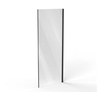 Ravak Cool! mampara de ducha 80 cm negro mate/vidrio transparente X9VV40300Z1