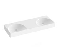 Ravak Lite lavabo 120x45 cm rectangular para mueble blanco brillante XJX01312001