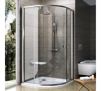 Ravak Pivot cabina de ducha 90x90 cm semicircular satinado mate/vidrio transparente 37677U00Z1