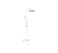 Ravak Spring conjunto de ducha a pared con termostato con rociador con efecto lluvia blanco X070579