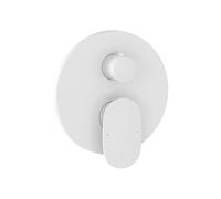 Ravak Spring grifo de bañera y ducha empotrado blanco X070574